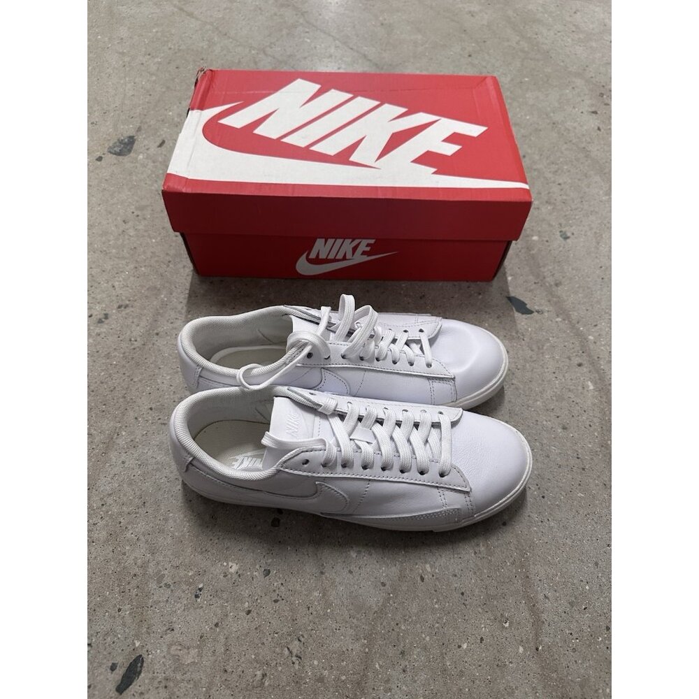 Nike Blazer Low LE Sneakers Leather White - Picture 6 of 9